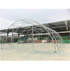 9x20 m Semi-round Hall - 180m2 - gray